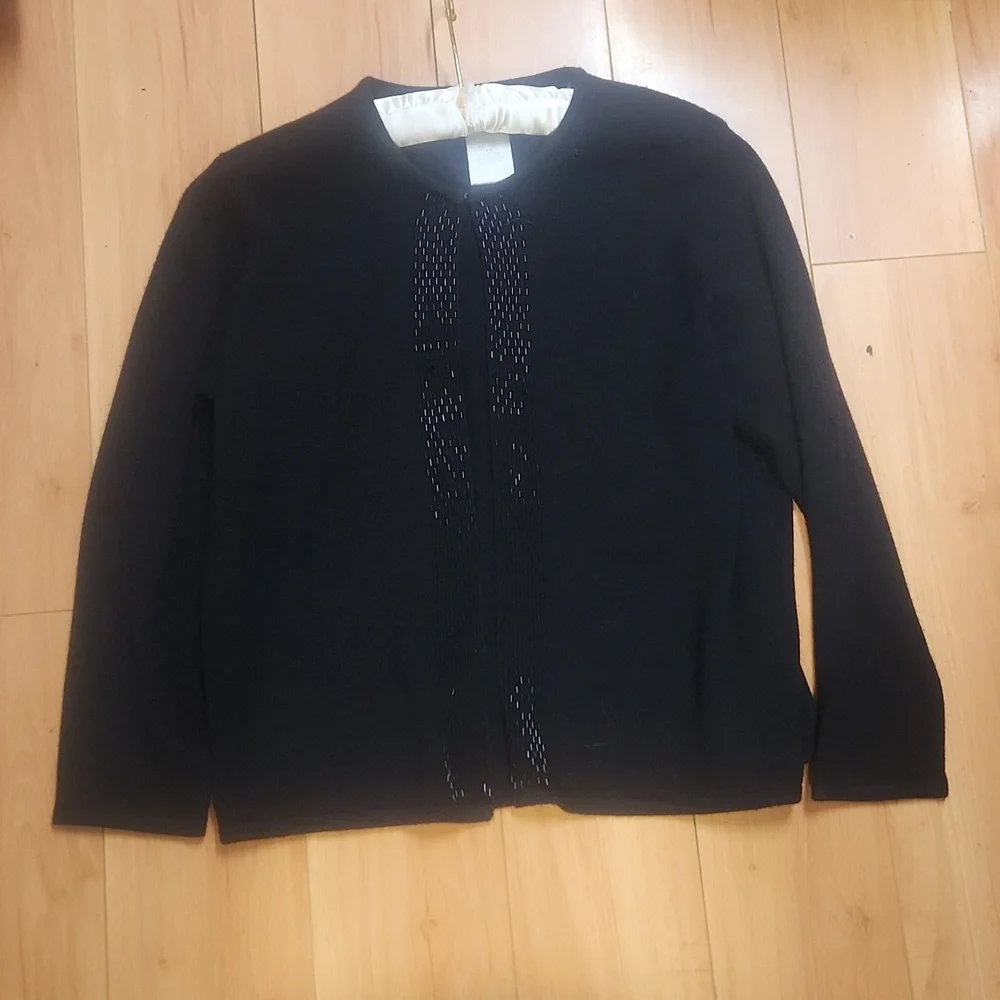 Sequin cropped sweater - Picture 2 of 4